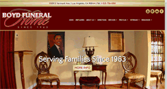 Desktop Screenshot of boydfuneralhomes.com